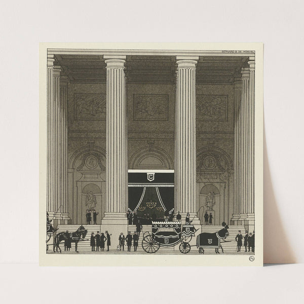 Le dernier carrosse (1920) by Bernard Boutet de Monvel