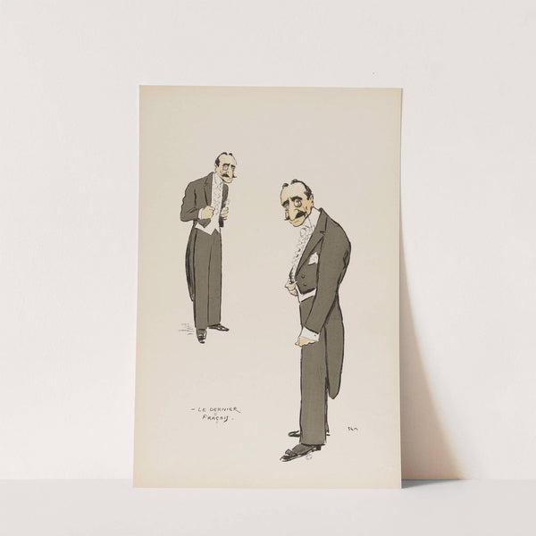 le dernier français (1900-1934) by Georges Goursat (Sem)