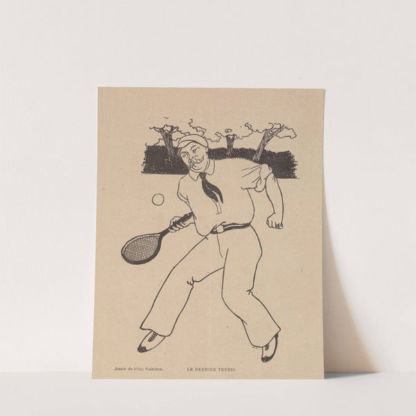 Le Dernier Tennis (1897) by Félix Vallotton