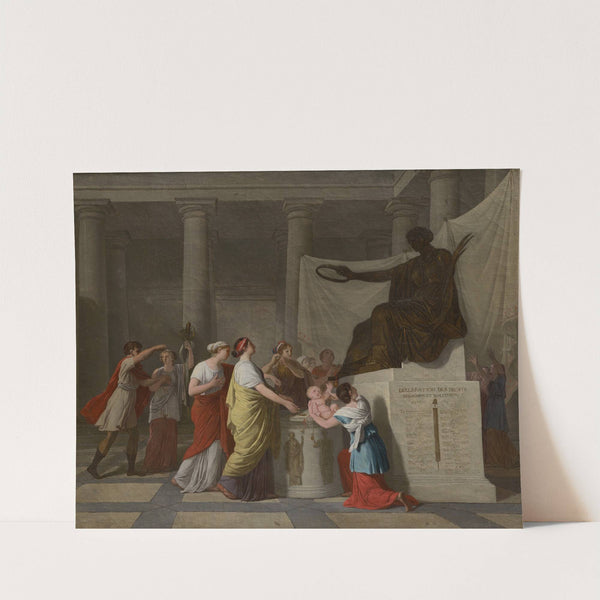 Le Dévouement des Citoyennes de Paris (The Dedication of the Citizens of Paris) by Joseph Benoît Suvée