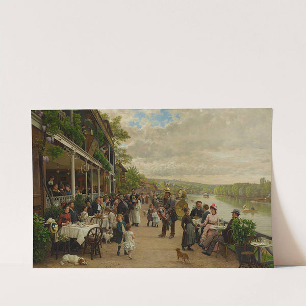 Le dimanche au bas-meudon by Marie-François Firmin-Girard