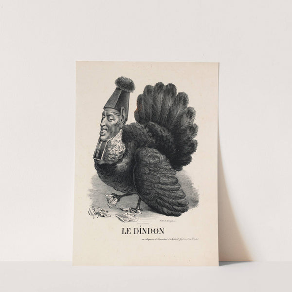 Le dindon by Charles Philipon