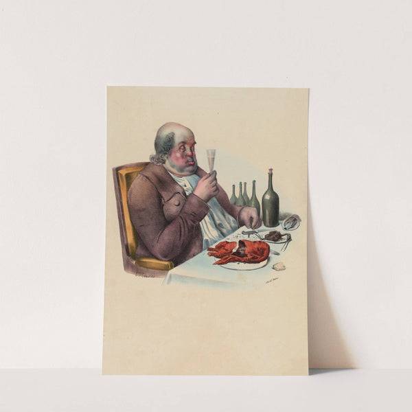 Le dîner maigre by Charles-Joseph Traviès de Villers