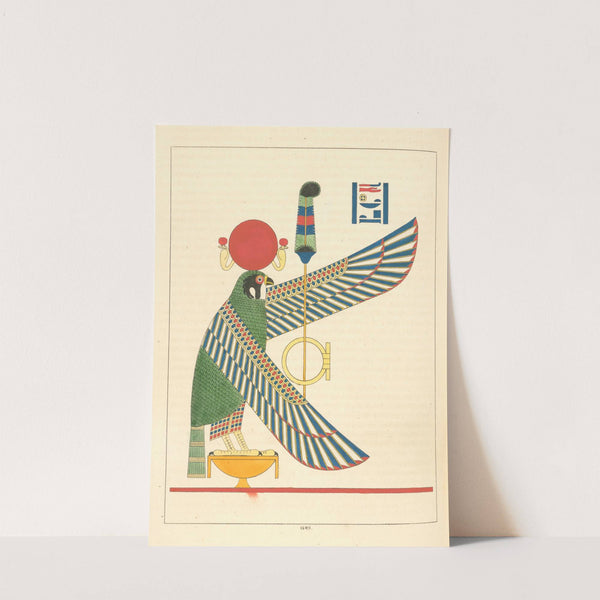 Le disque ailé et l'épervier, emblêmes de Thoth Trismégiste, ou le I-er Hermès 2 by Léon-Jean-Joseph Dubois