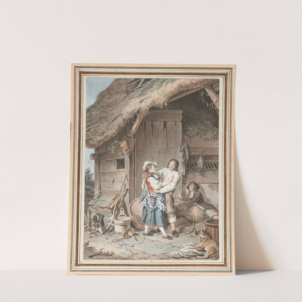 Le doux refus de la paysanne Bernoise (1779) by Sigmund Freudenberger