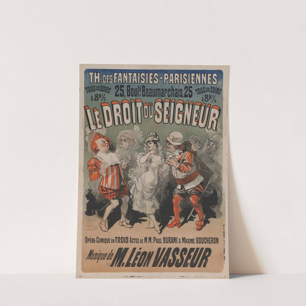Le droit du Seigneur. Opéra-comique en 3 actes (1879) by Prudent-Louis Leray