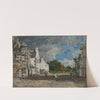 Le Faou, un coin du village (1867-70) by Eugène Boudin