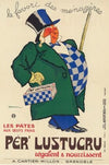 Le favori des ménagères. Les pâtes aux oeufs frais Per’ Lustucru régalent et nourissent (1931)