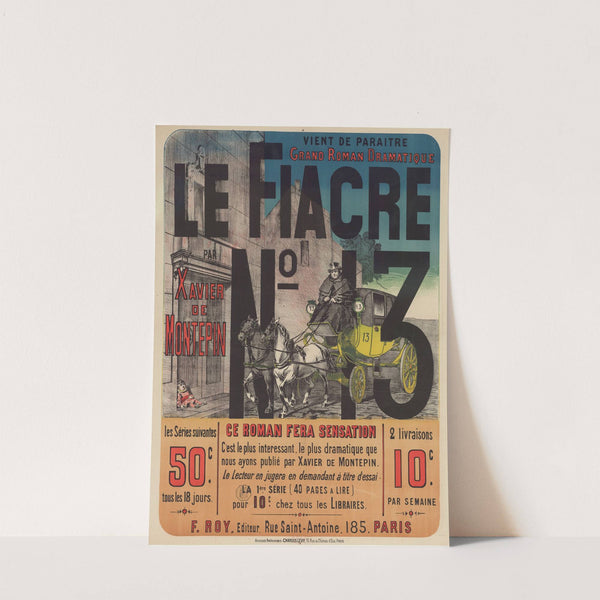Le Fiacre n°13 par Xavier de Montepin (1884) by Imp. Charles Lévy