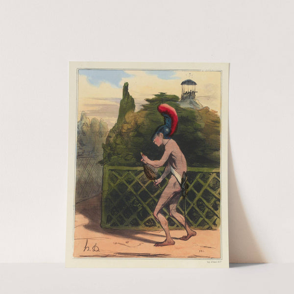 Le fil d’Ariane (1833) by Honoré Daumier