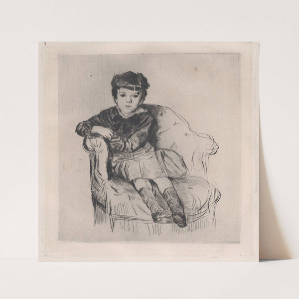 Le fils de Ludovic Halévy (1879) by Marcellin-Gilbert Desboutin