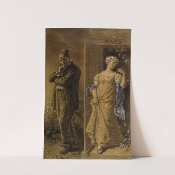 Le forçat et la prostituée (1879) by Frederic Theodore Lix