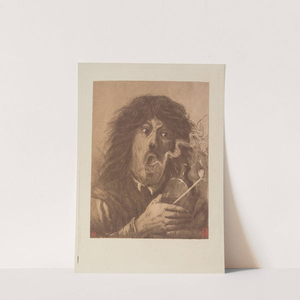 Le fumeur, d’après le tableau de Joos van Craesbeek (1880) by Henri-Charles Guérard