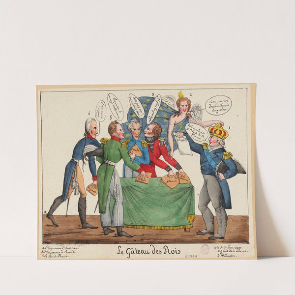 Le gâteau des Rois (1815) by Pierre Langlumé