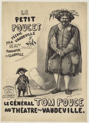 Le général Tom Pouce au théatre du Vaudeville (1845)