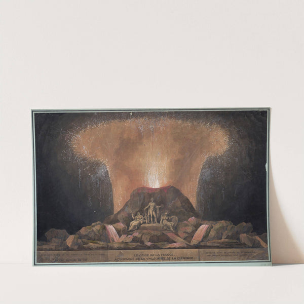 Le Génie de la France accompagné de la Valeur et de la Clémence by Francesco Piranesi