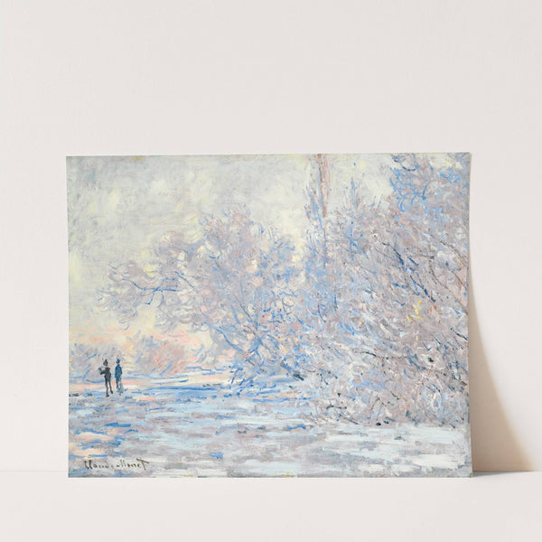 Le Givre À Giverny (1885) by Claude Monet
