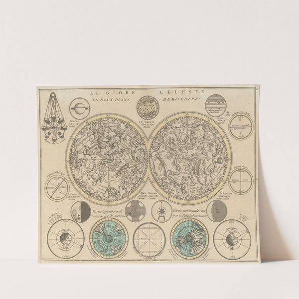 Le Globe Celeste (1756) by Georges-Louis Le Rouge