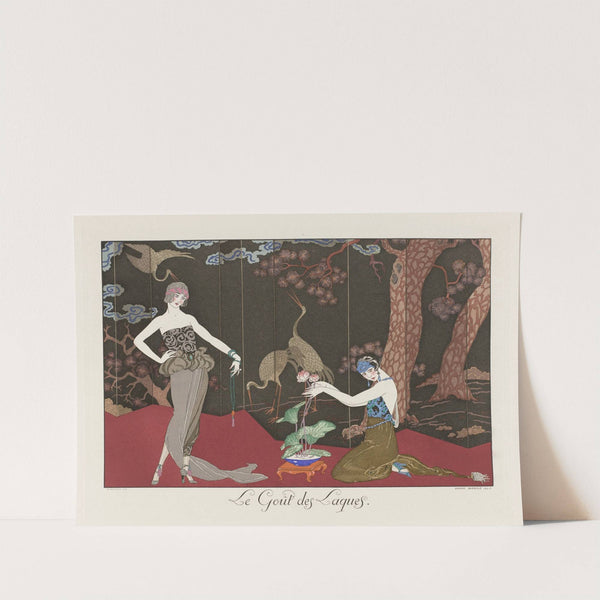 Le Goût des Laques (1924) by George Barbier