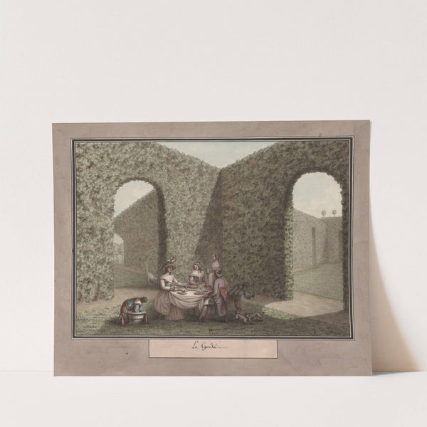 Le gouté (1790) by Jean Jacques Lequeu