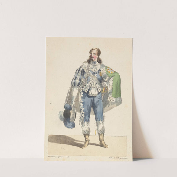 Le Grand Duc, (Darancourt.) Dans la neige, Opéra comique, (Théâtre Royal de opéra comique) (1820-1829) by Augusti Vizentini