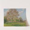 Le grand noyer à Éragny, après-midi (1900) by Camille Pissarro