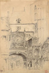 Le Gros Horloge et la fontaine d’Aréthuse à Rouen