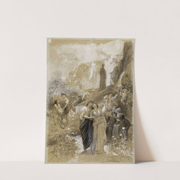 Le Groupe des idylles (1885) by Émile-Antoine Bayard