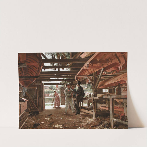 Le hangar à bateaux by Roger Jourdain