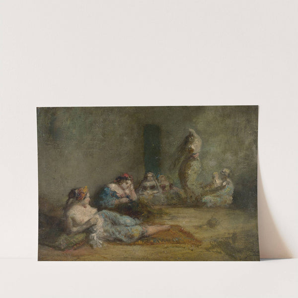Le harem (1855 - 1856) by Félix Ziem