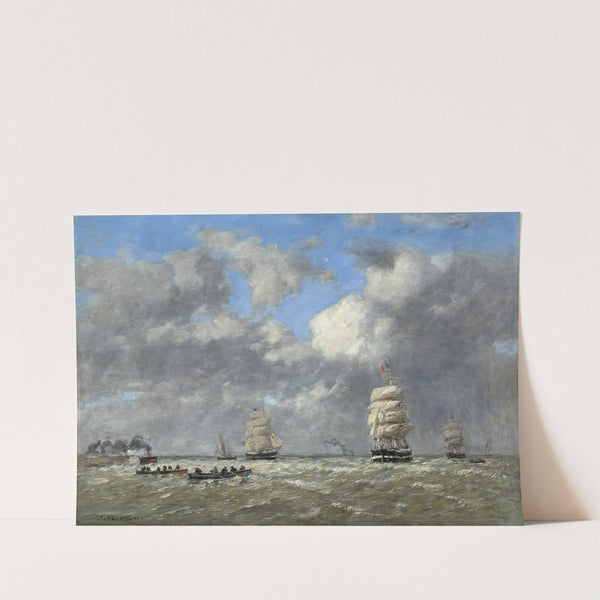 Le Havre (1883) by Eugène Boudin