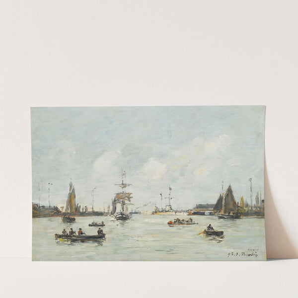 Le Havre. L’avant-Port (1893) by Eugène Boudin