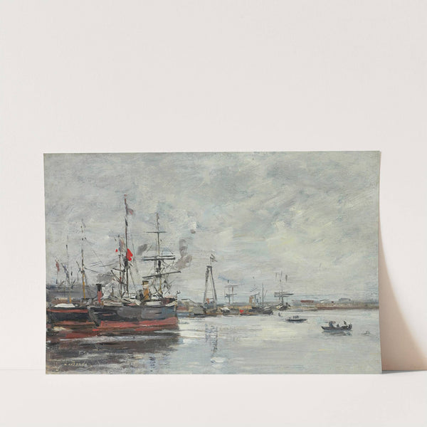 Le Havre. Le Port by Eugène Boudin