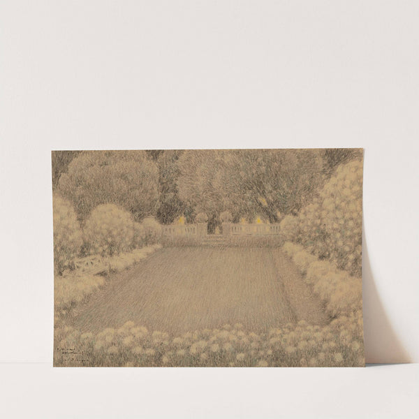 Le jardin blanc by Henri Le Sidaner