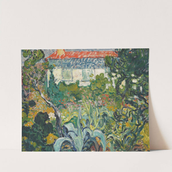 Le jardin de la maison au toit rouge by Louis Valtat