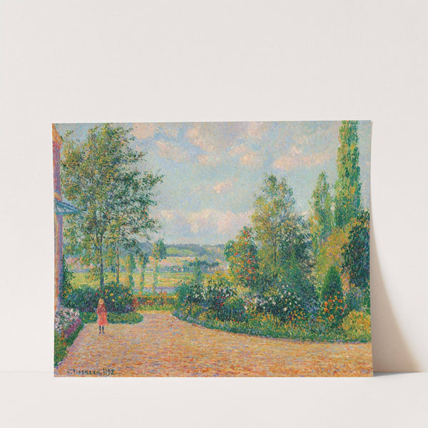Le Jardin d’Octave Mirbeau, la terrasse, Les Damps (1892) by Camille Pissarro