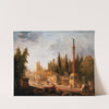 Le Jardin du Musée des monuments français, ancien couvent des Petits-Augustins (1803) by Hubert Robert