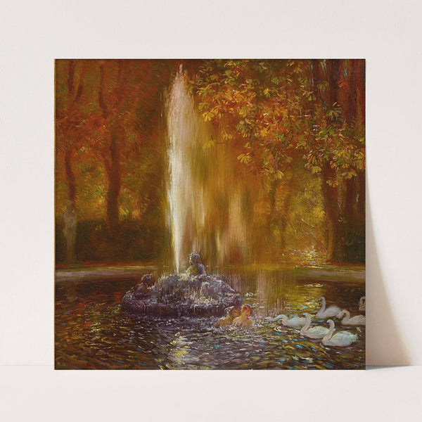 Le Jet D’eau De Versailles by Gaston La Touche