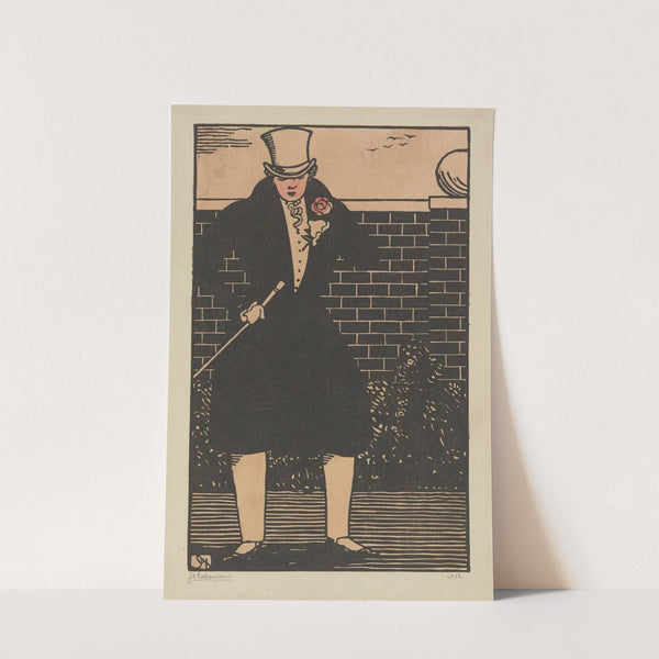 Le jeune homme à la rose (1905) by Jean-Émile Laboureur