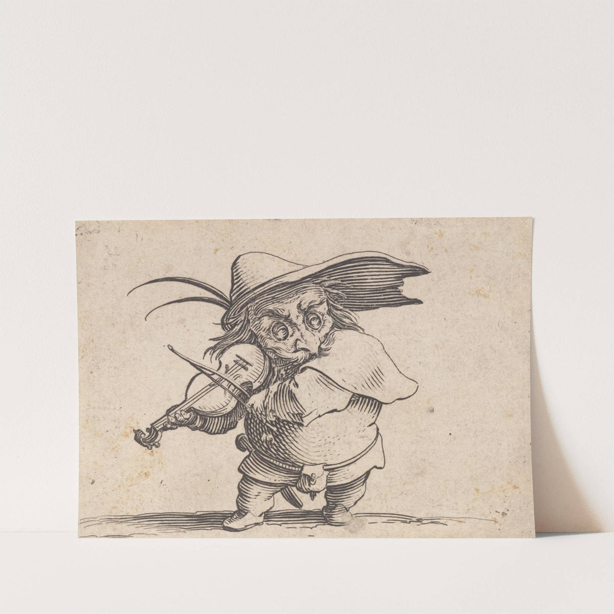 Le joueur de violon by Jacques Callot