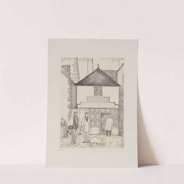 Le jour du marché (1930) by Jean-Émile Laboureur