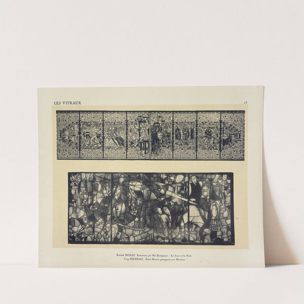 Le jour et la nuit, au pavillon des Pays-Bas; Saint-Martin partageant son manteau, Galerie Néerlandaise au Grand-Palais by Jacques Gruber