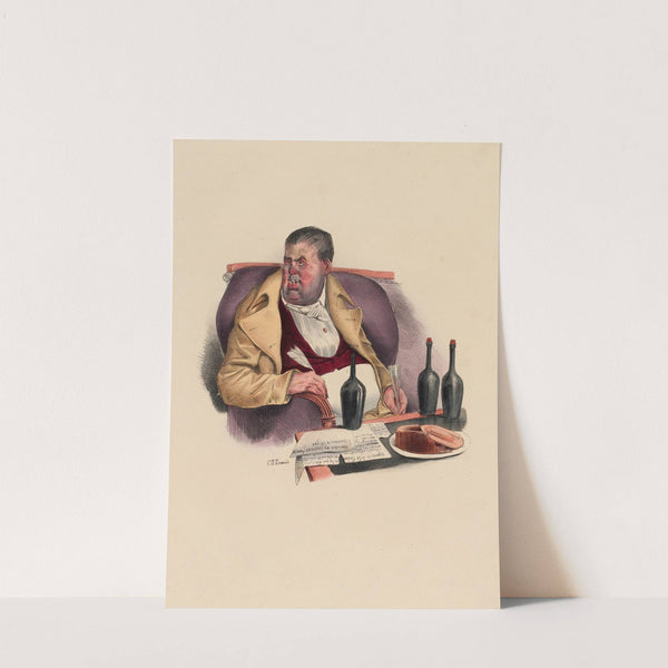 Le journaliste ministériel by Charles-Joseph Traviès de Villers