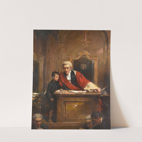 Le juge et l'enfant innocent démoin d'un crime by George William Joy