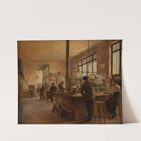 Le laboratoire municipal (préfecture de police, boulevard du Palais) by Ferdinand Gueldry