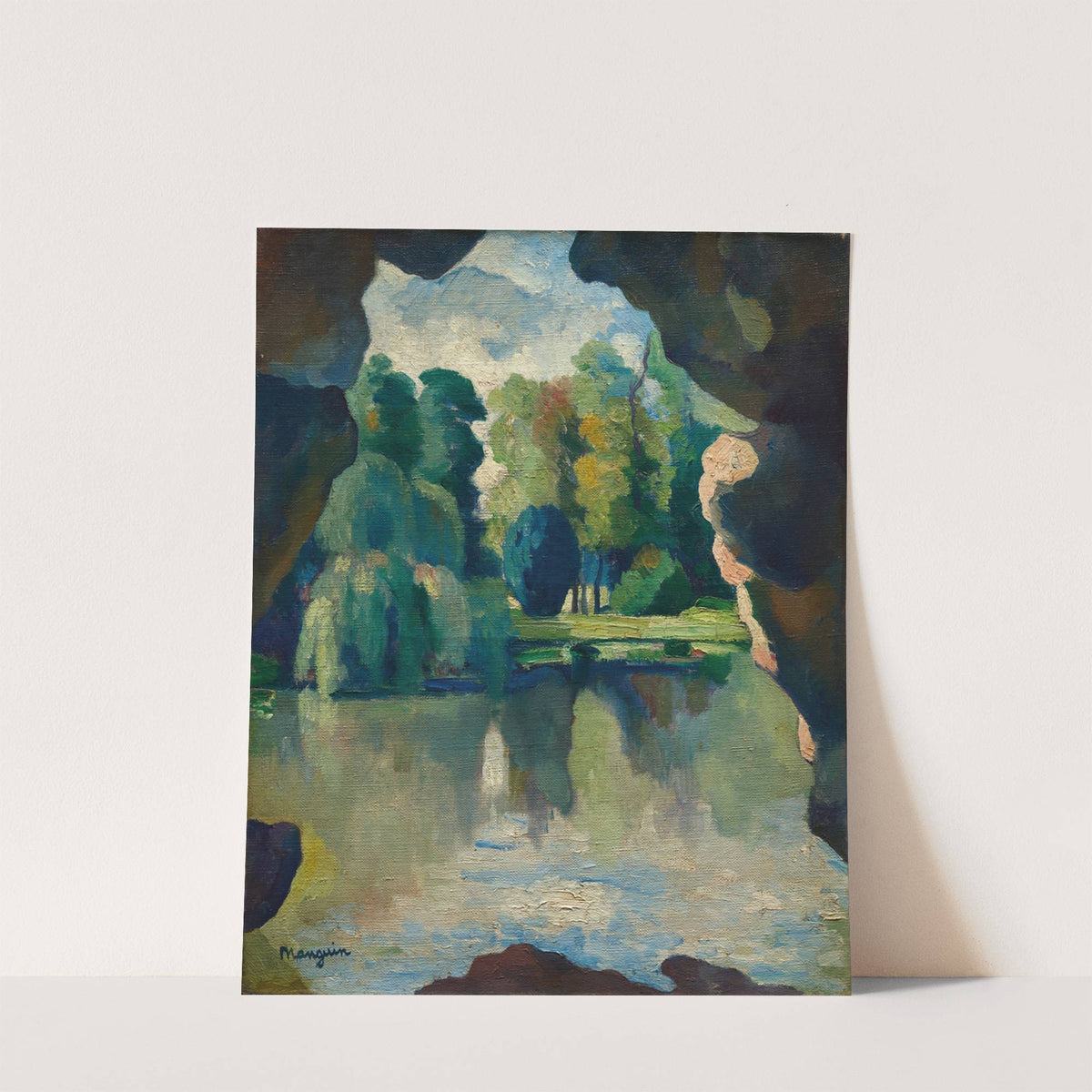 Le Lac de Bagatelle, Bois de Boulogne by Henri Manguin