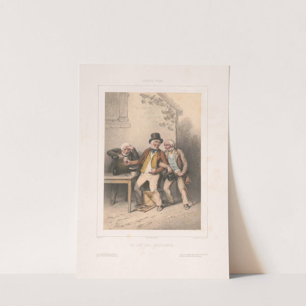 Le lait des vieillards (1852) by Edmé Jean Pigal