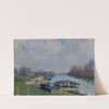Le Lavoir De Billancourt by Alfred Sisley