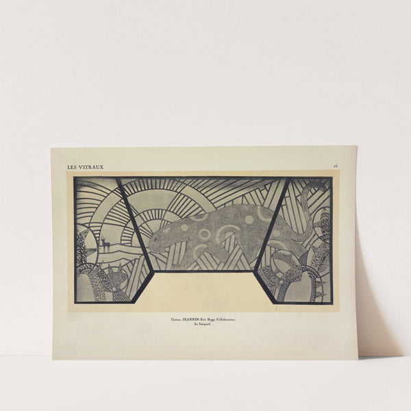 Le léopard, au Pavillon du Vitrail by Jacques Gruber