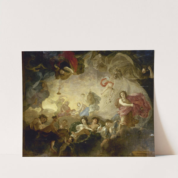 Le Lever de l'Aurore, dit aussi Apollon et les Heures by Workshop of Charles Le Brun